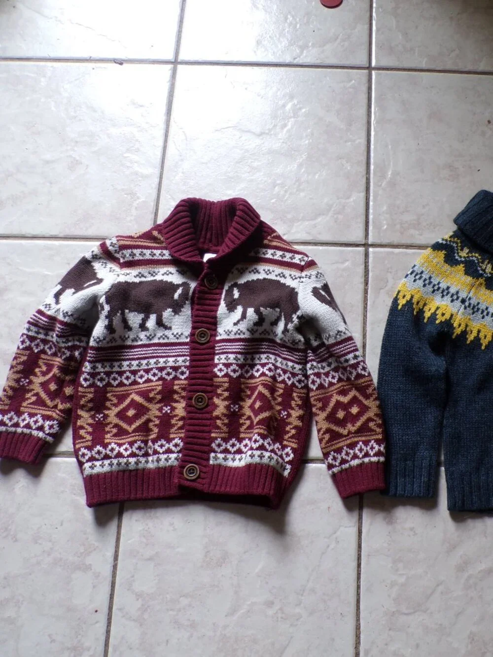Gymboree Sweater + Dip Sweater Boys Toddler Size 3T Great Condition